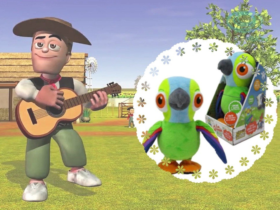 Loro Pepe Peluche Musical Camina Y Canta La Granja De Zenon - S/ 180,00 en Mercado Libre