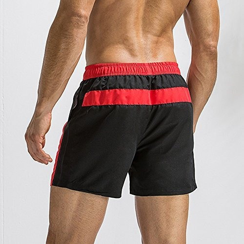 Men/'s Beach Vacation Swim Trunks Zip Pocket Swimwear Board Shorts Surfing Pants