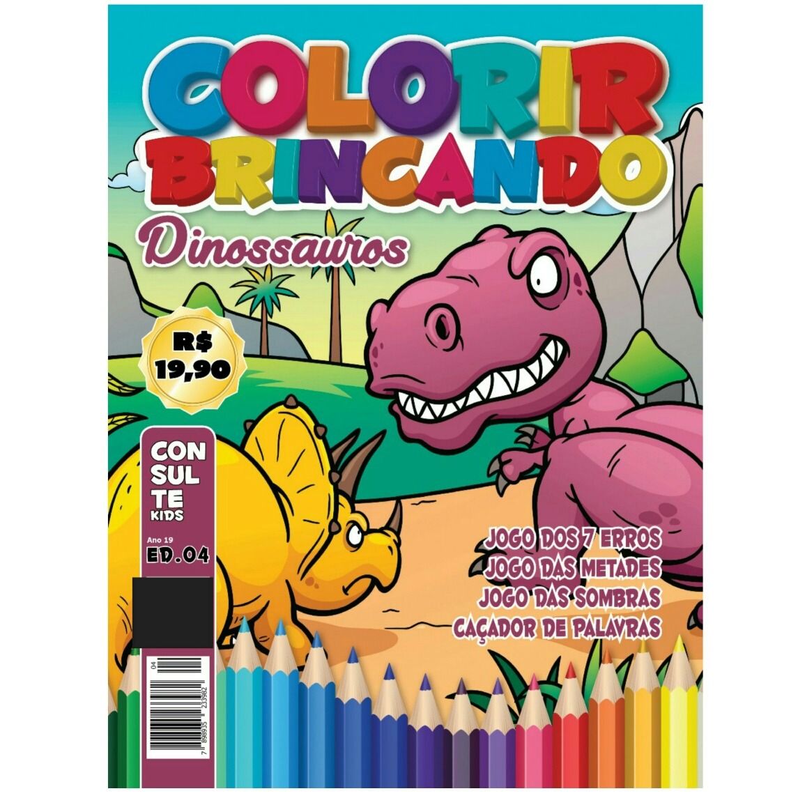 Lote Com 100 Revistas Infantil De Colorir E Atividades. R 53,10 em