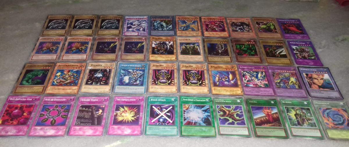 Lote De 40 Mini Cartas De Yu-gi-oh, Baseadas Em Seto Kaiba Lote De 40 Mini Cartas De Yu-gi-oh, Baseadas Em Seto Kaiba