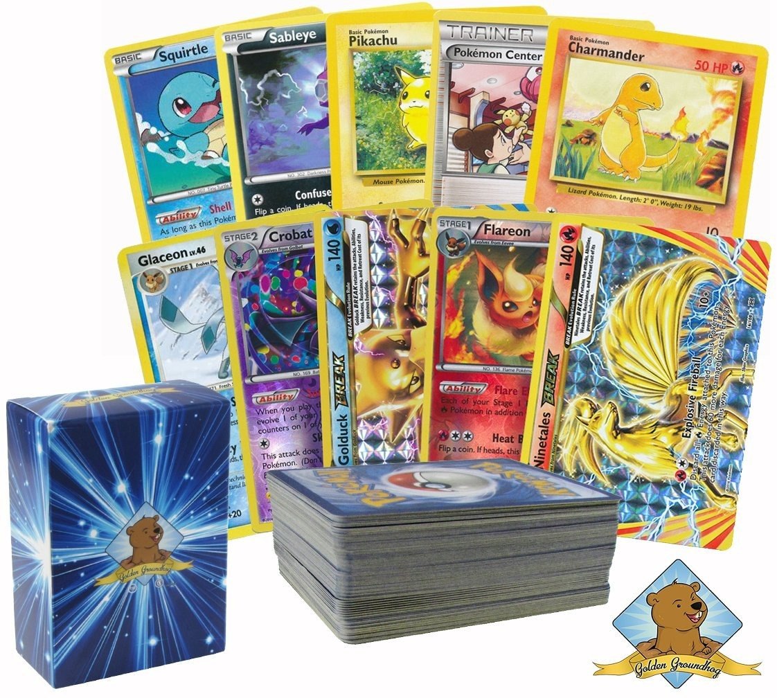 Lote De Tarjetas Pokemon 100 Con Láminas, Raras Y 2 Escapada - $ 1,088.99 en Mercado Libre