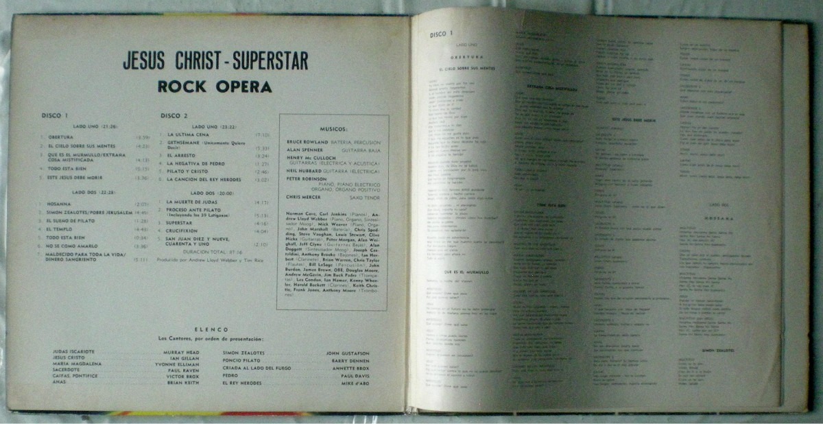jesucristo superstar vinilo jesucristo superstar vinilo