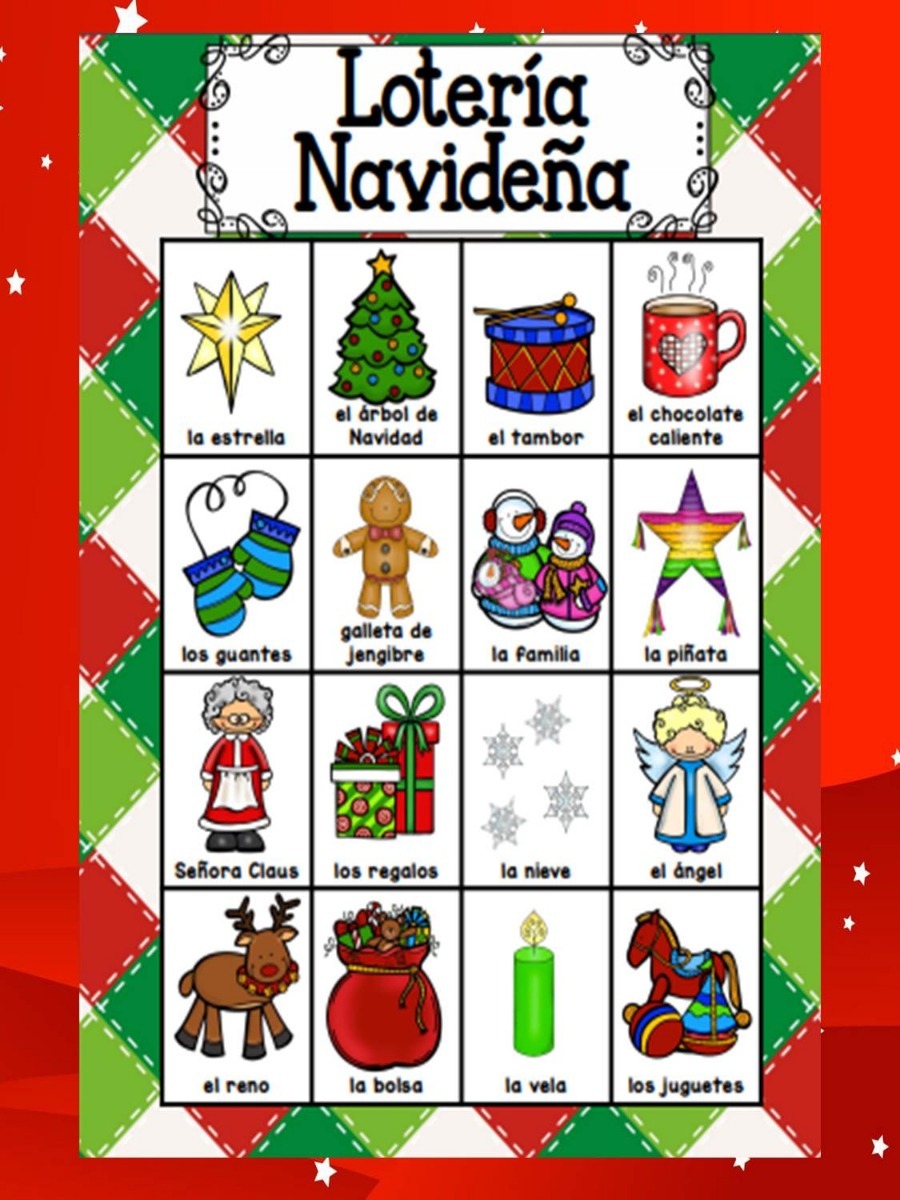 Loteria Navideña Y Juegos De Navidad Imprimibles - $ 85.00 ...