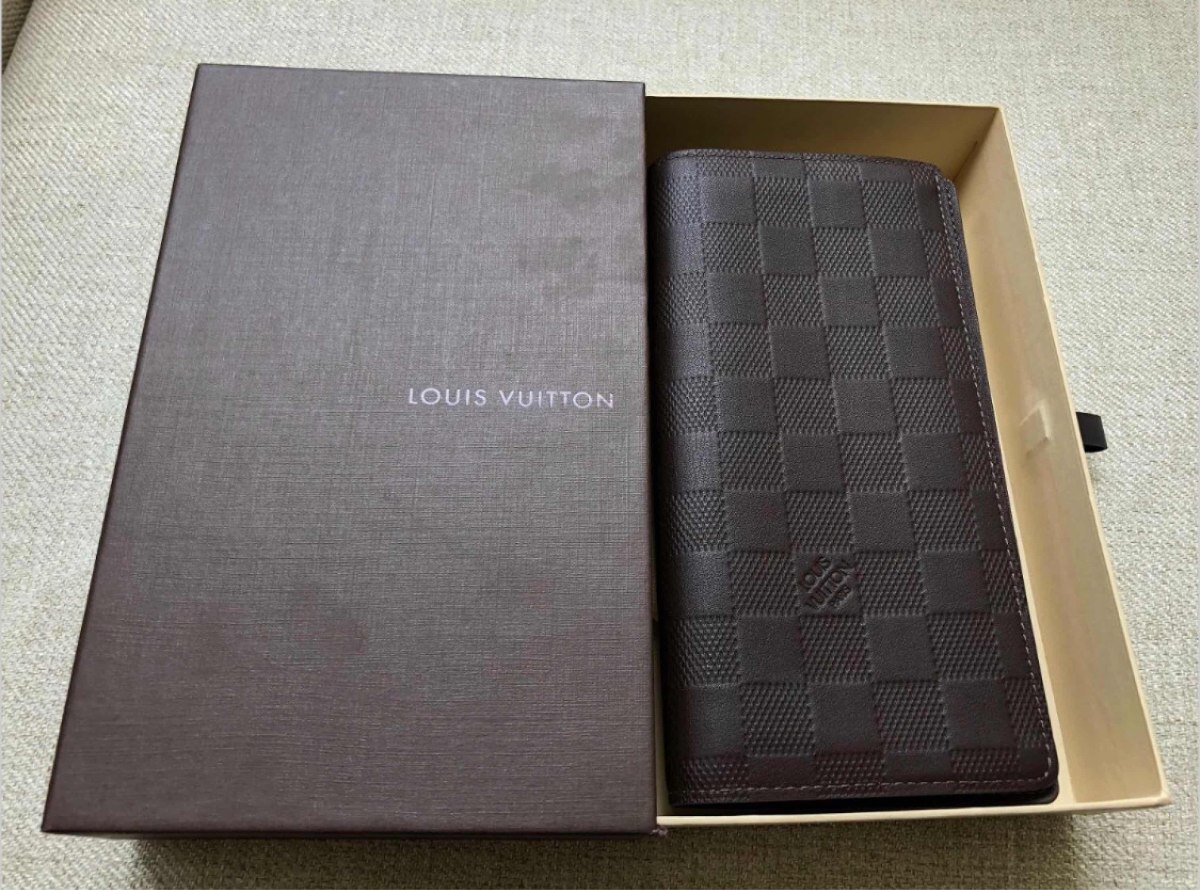 Louis Vuitton Brazza Cartera Larga Para Hombre 100% Original - $ 8,500.00 en Mercado Libre