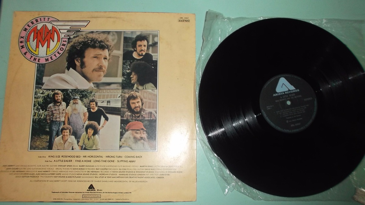 Lp Max Merritt And The Meteors A Little Easier R 46 80 Em Carregando Zoom