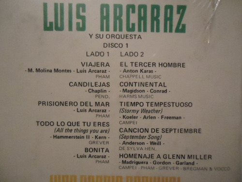 Luis Arcaraz Juan Garcia Pablo Beltran Album Triple L.p - $ 250.00 en Mercado Libre