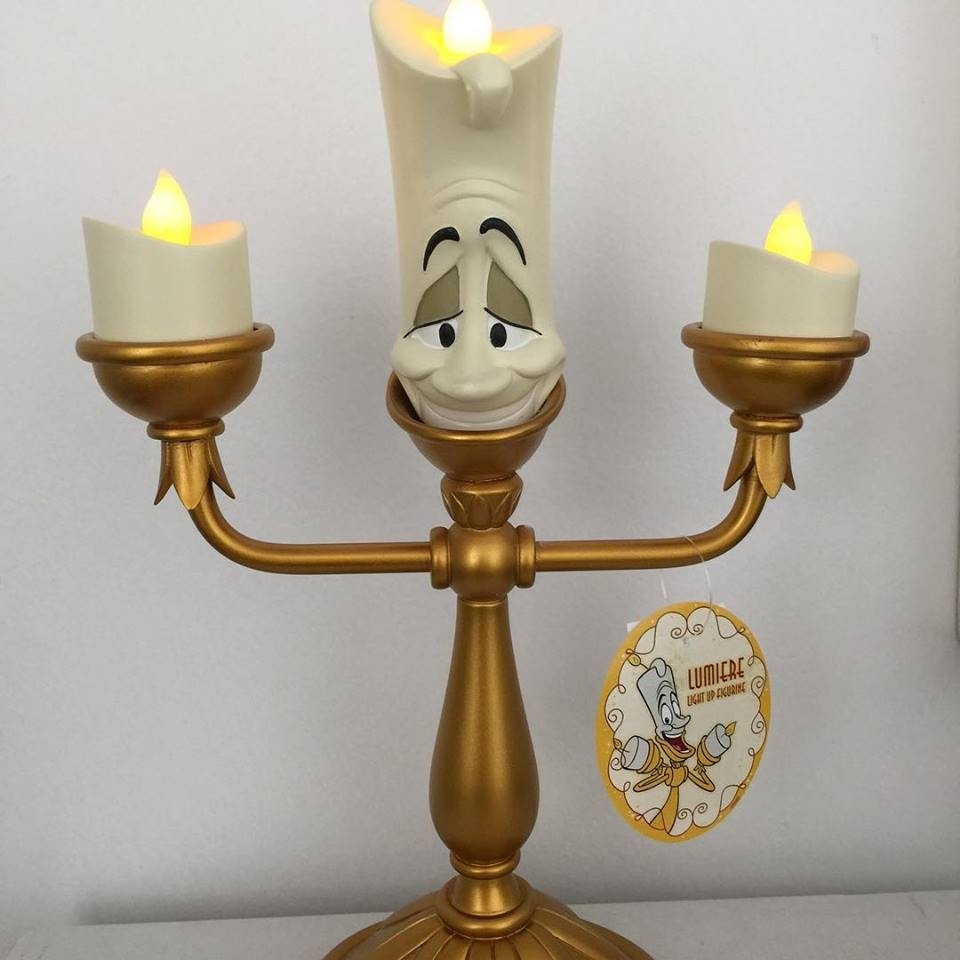 Lumiere Luminaria Bela E A Fera Disney Disneyworld 27cm 