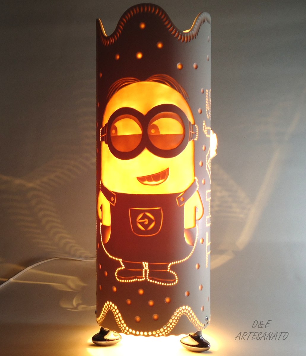 Luminária De Pvc- Minions - R$ 179,90 em Mercado Livre