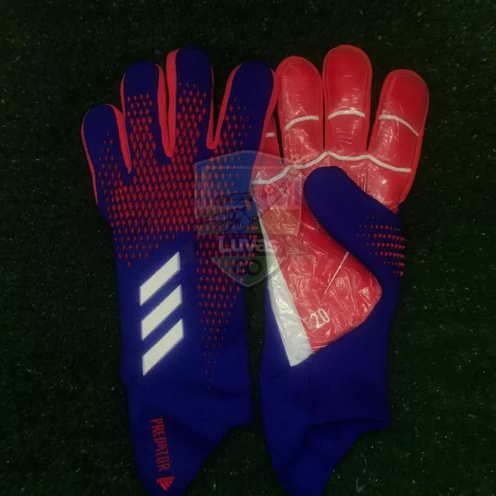 luva de goleiro adidas predator rosa