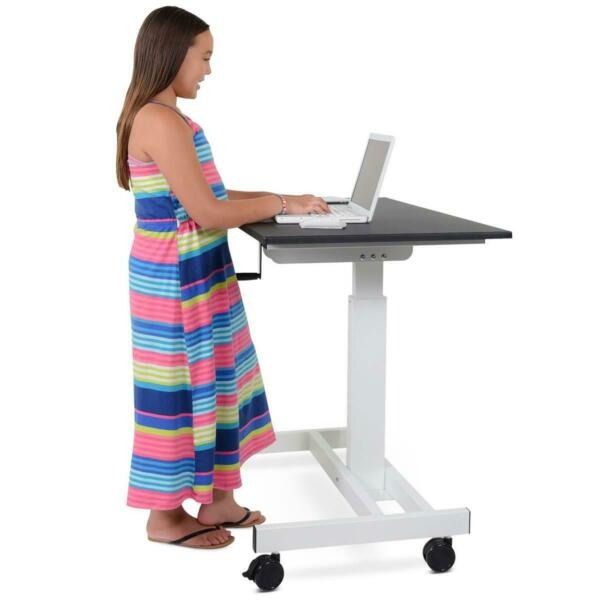 Luxor 40 Single Column Crank Stand Up Desk Standup S Promo Luxor 40 Single Column Crank Stand Up