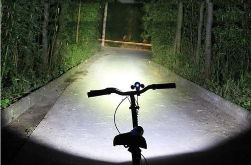 Luz delantera bicicleta linterna led cargador obsequio ... Luz delantera para bicicleta de 200 lumens