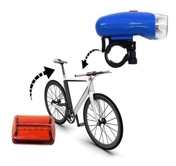 Luces LED delanteras y traseras para bicicletas