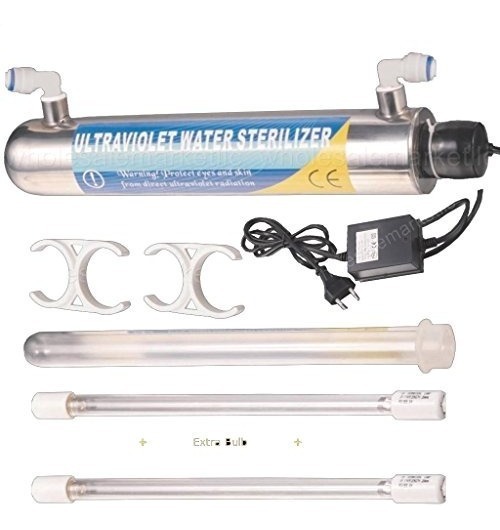 Luz ultravioleta UV Esterilizador de Osmosis Inversa purificador de agua 1/ GPM Extra bombilla