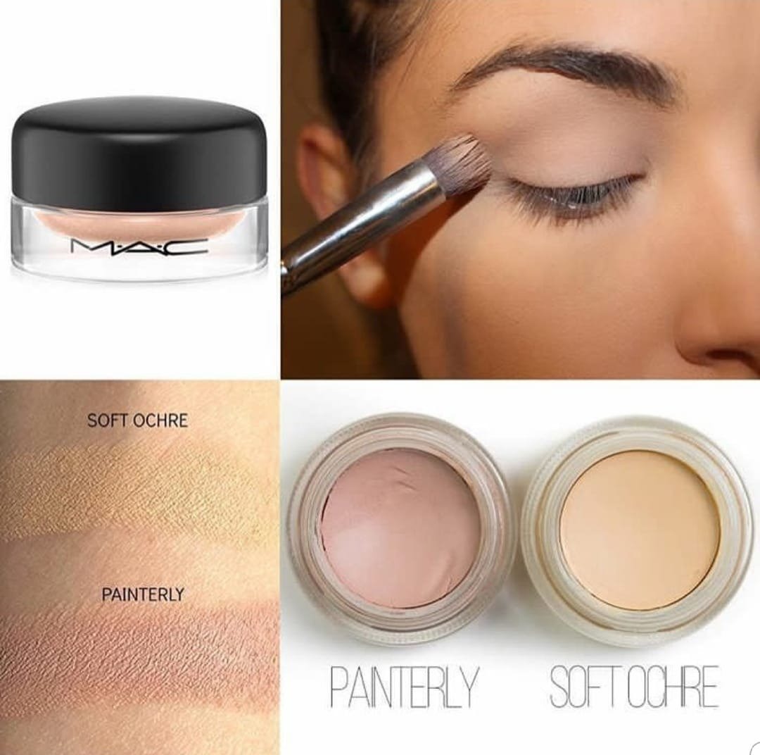 mac paint pot painterly vs soft ochre mac paint pot painterly vs soft ochre
