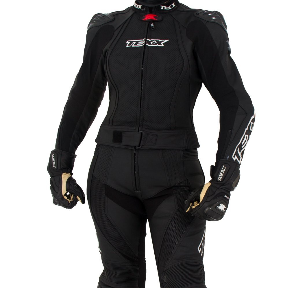 roupa feminina para motociclista