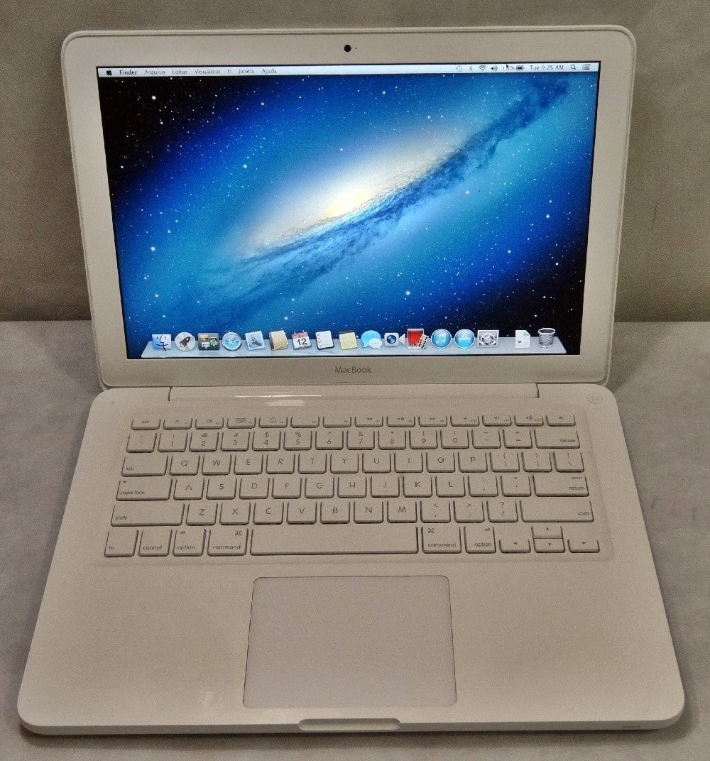 Macbook Putih Mc207ll/a 13.3 Core 2 Duo 2.26ghz 4gb Hd500gb