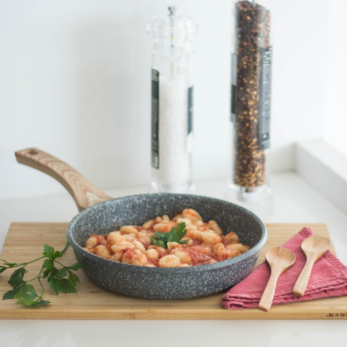 maestro de cocina sarten premium antiadherente granito 24cm