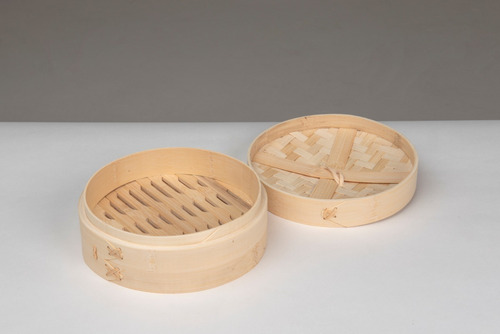 maestro de cocina-set x2 vaporeras desmontables bambu 1 piso