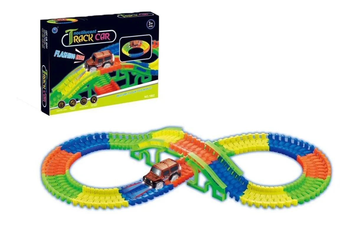 Jugueteria Pizzico | Jugueteria Online | Magic Tracks Pista Flexible Luminosa Envio Full(24011) Fenix - $ 2.040,00