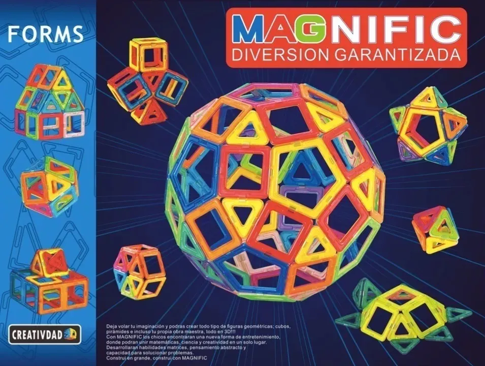 cubos imantados para niños
