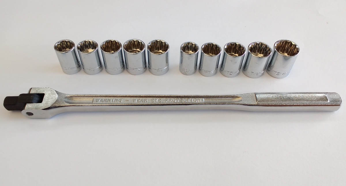 Maneral De 1 2 Maneral 1/2 Craftsman Y 10 Dados 1/2 Metric Std Envio Gratis - $ 850.00