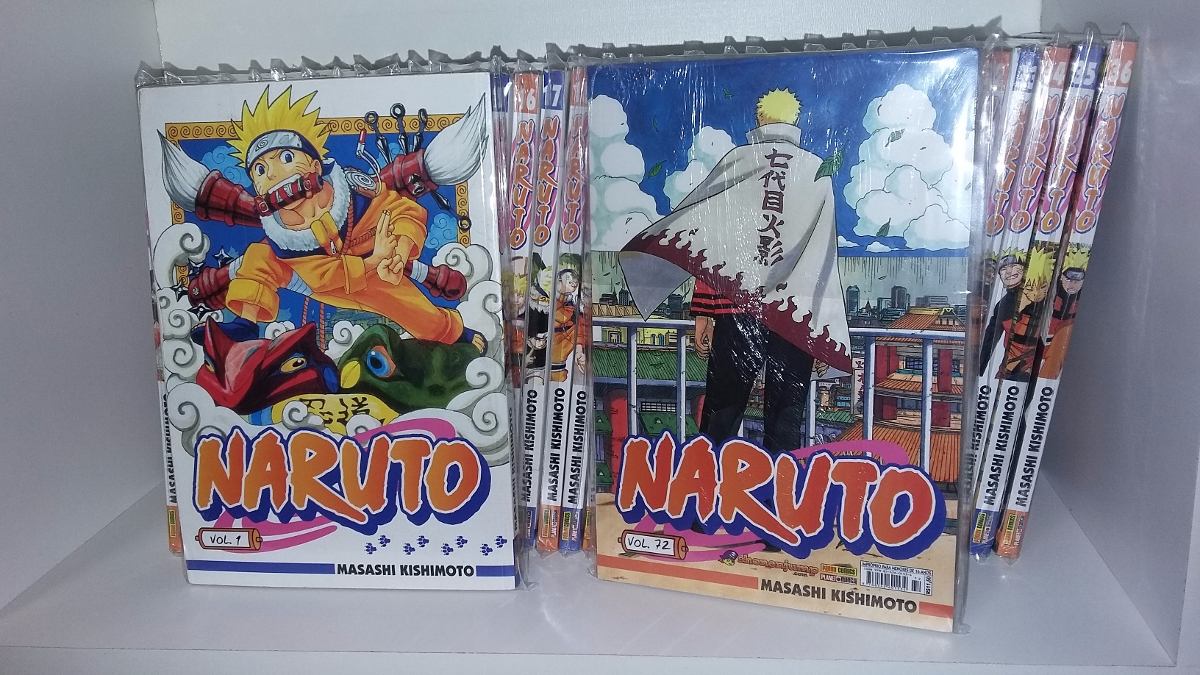 Mangás Naruto Vol 1 Ao 72 Coleção Completa R 100000 Em Mercado Livre 