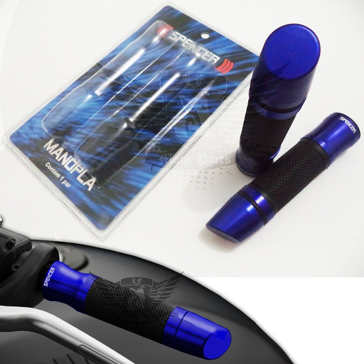 Manoplas Spencer Rizoma Azul Cbr600rr Cbr 600 Rr 1000 F2 R 37
