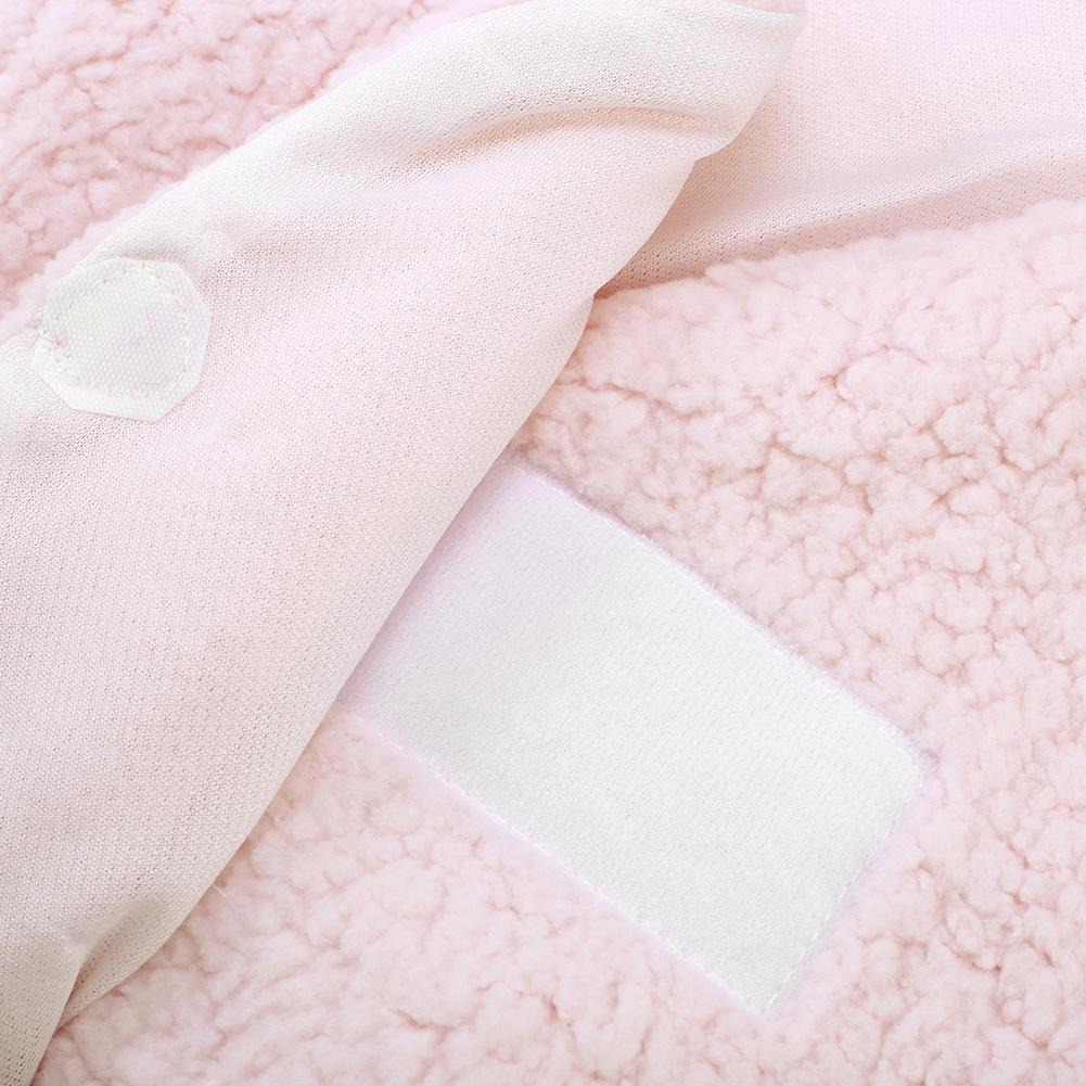 saco de dormir rosa rosa Manta para beb/é reci/én nacido manta de forro polar para beb/é