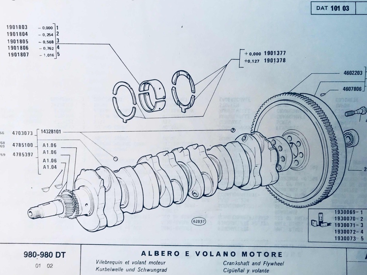 manual de repuestos tractor fiat 980. Cargando zoom.