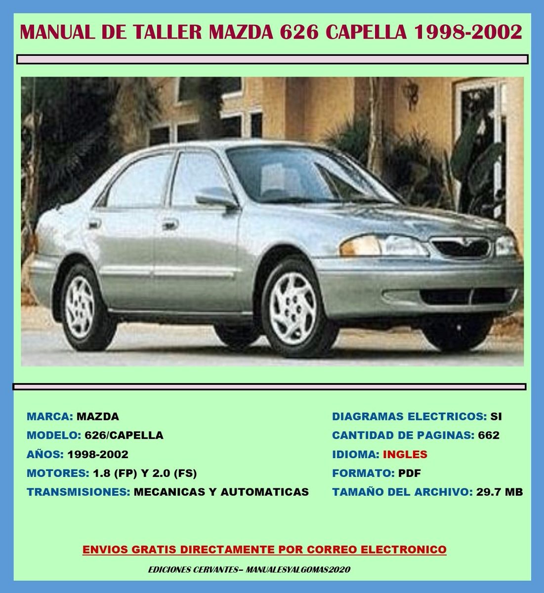 mazda 626 manual 2002