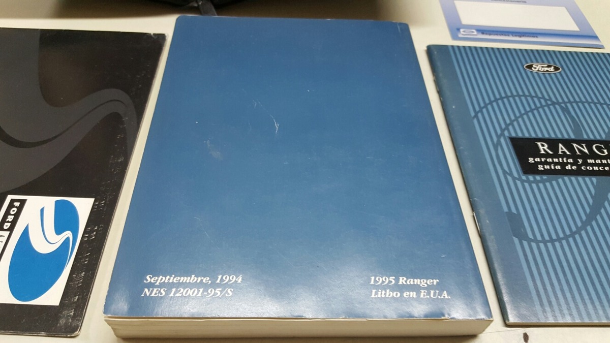 manual del propietario ford ranger 2.3 y v6 1995 1996 1997. Cargando zoom.
