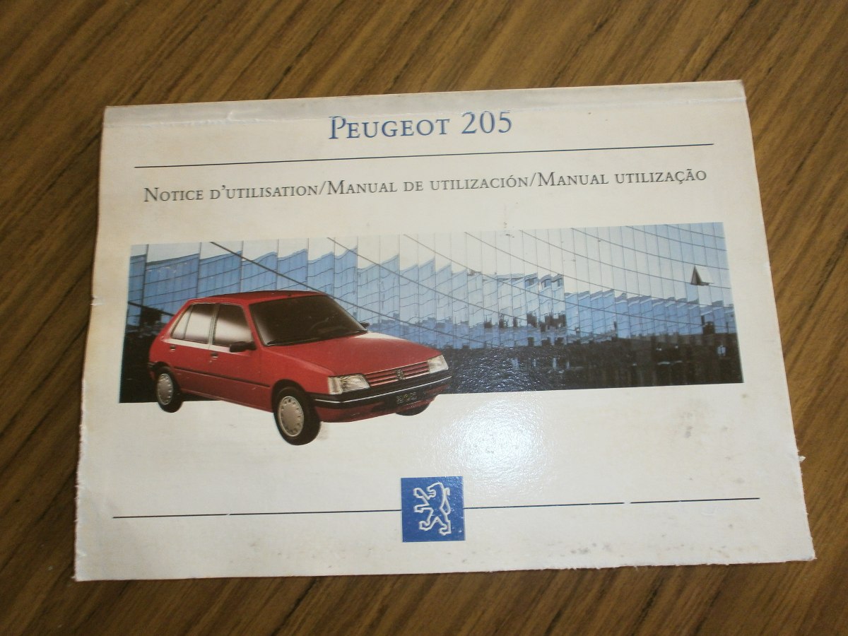 manual del usuario peugeot 205 original 3 idiomas. Cargando zoom.