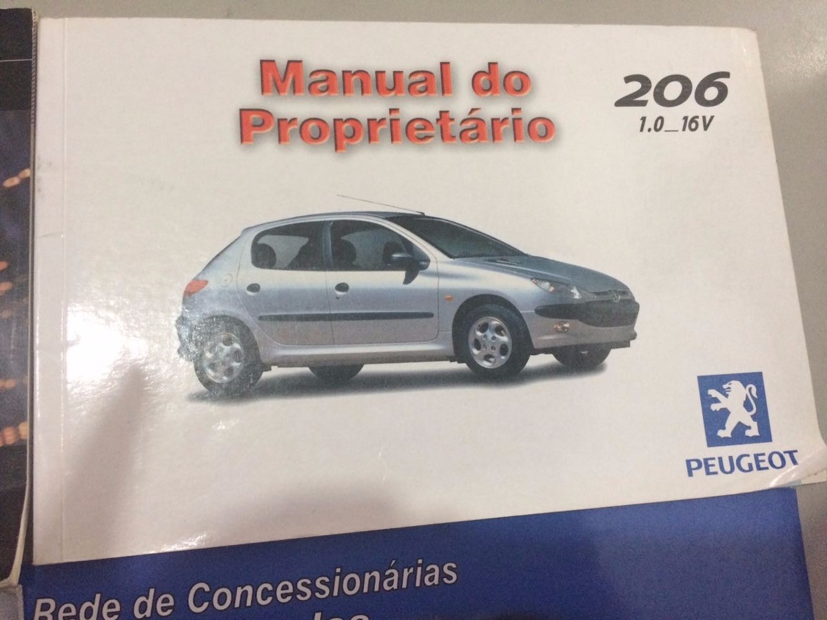 manual do proprietário peugeot 206 1.0 16v. Carregando zoom.