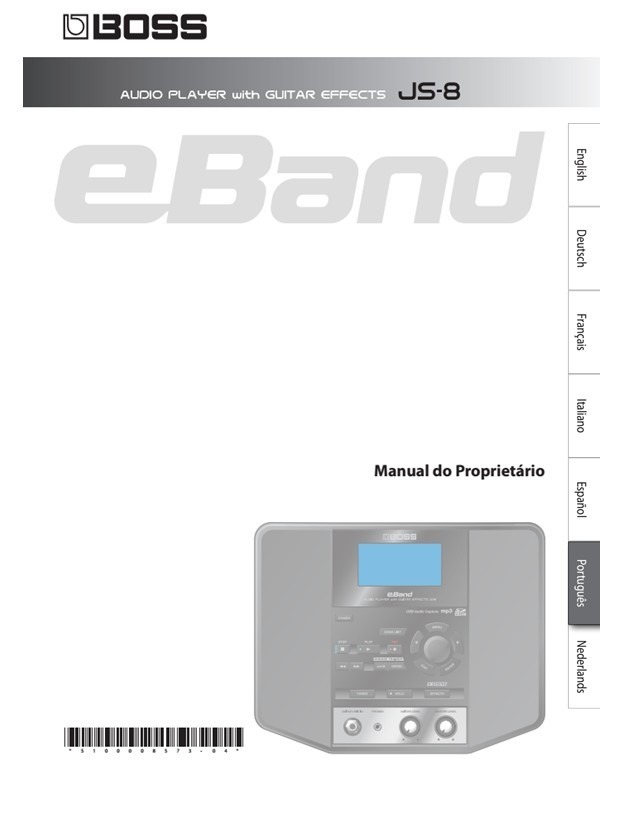 boss eband js-8 manual Boss eband js-8 audio player with guitar effects turbostart roland.