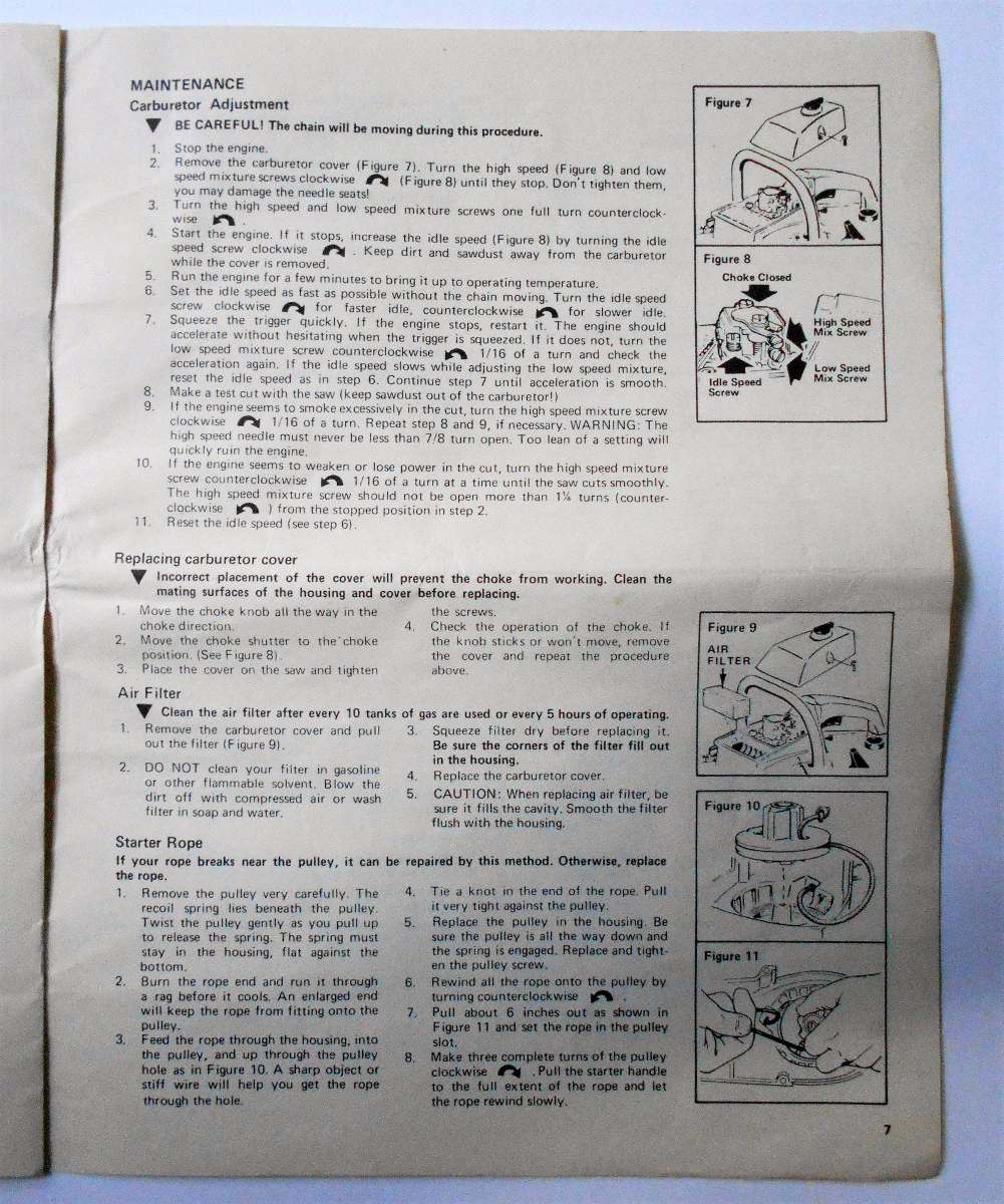 manual sierra a nafta poulan micro americana en ingles 1978. Cargando zoom.