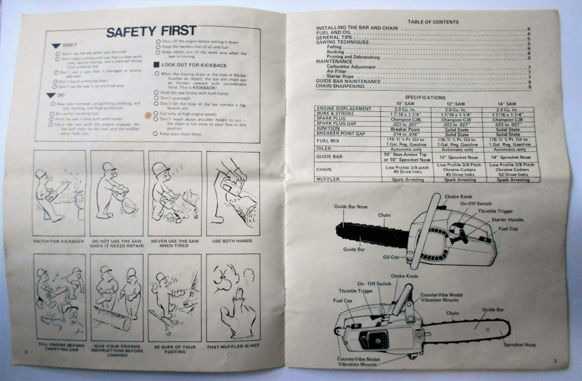 manual sierra a nafta poulan micro americana en ingles 1978. Cargando zoom.
