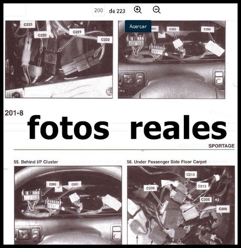 Manual Taller Diagramas Electricos Kia Sportage 2000