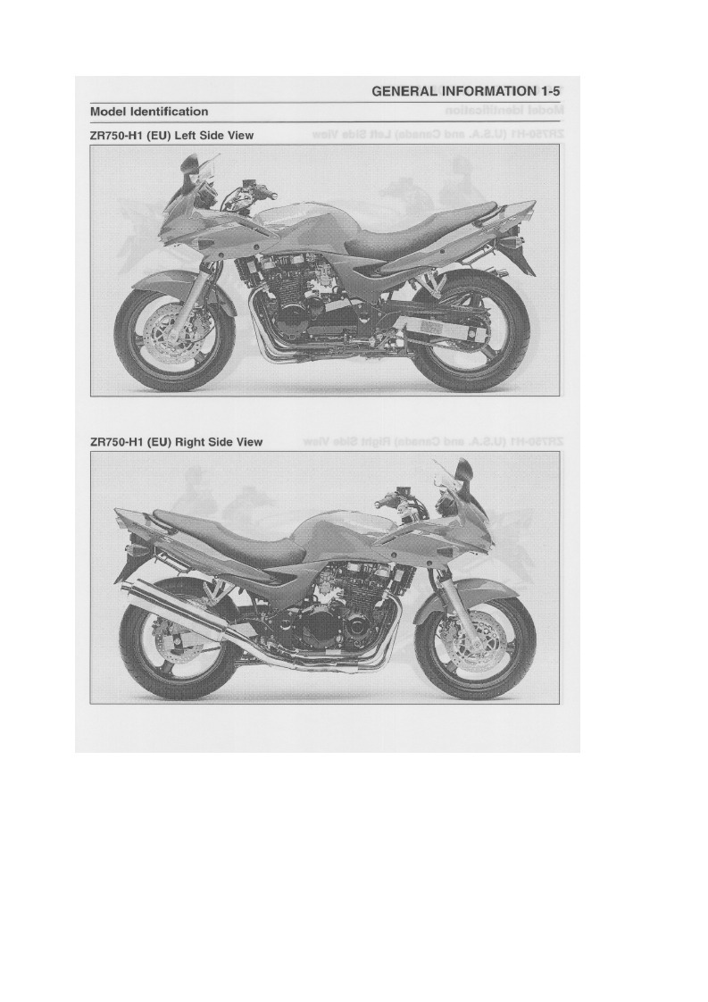 Manual Taller Kawasaki Zr 7 750 H1 H2 12900 En Mercado Libre