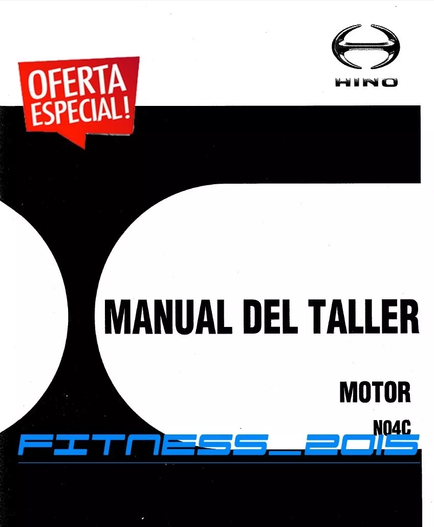 manual taller motor hino n04c camion dyna toyota español. Cargando zoom.