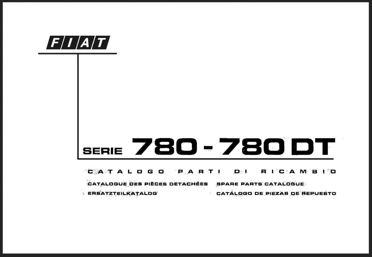 Manual Tractor Fiat 780 Dt Despiece (967 Páginas) En Español - $ 960,00