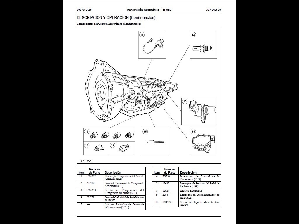 manual transmision caja reparacion ford 5r55e español. Cargando zoom.