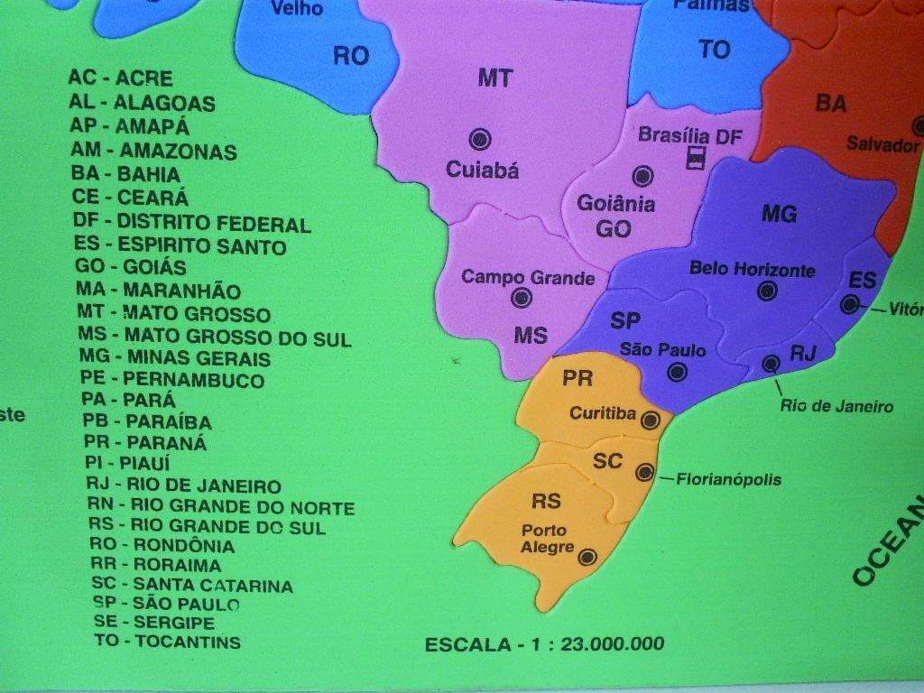 Mapa Do Brasil Em Eva Áreas E Territórios 3046 R 15