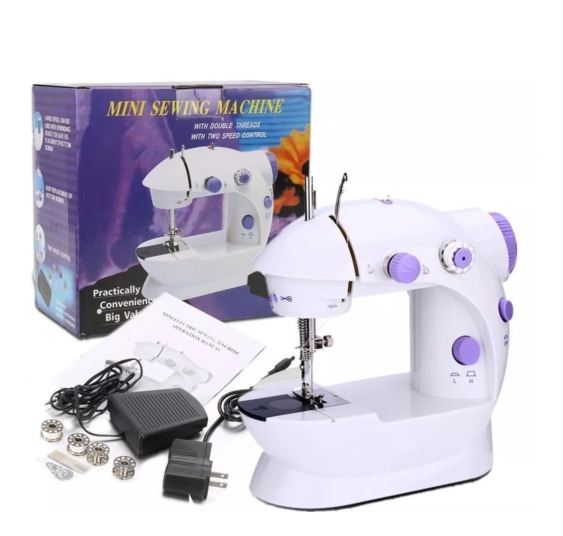 Maquina De Coser Mini Portatil Sewing Machine - $ 68.900