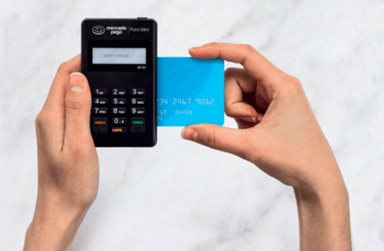 Maquininha De Cartão Point Mini Mercadopago Crédito/débito 