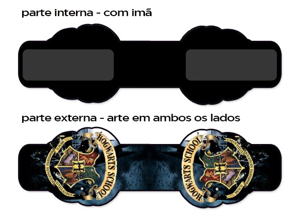 Marcador De Página Livro Harry Potter - Hogwarts - R$ 5,50 