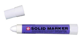 Marcador De Pintura Sakura sólido Slim Blanco