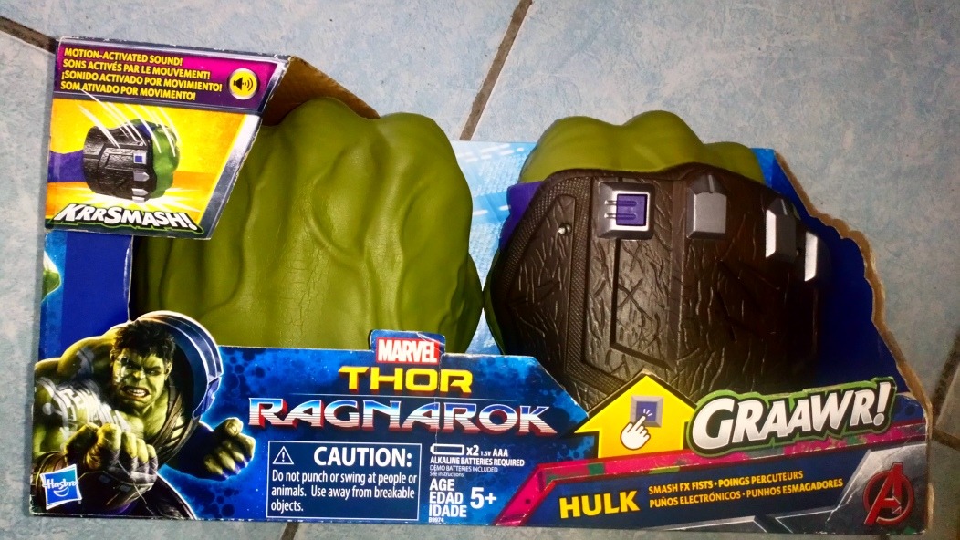 Marvel Hulk Manos Smash FX Puños Guantes Thor Ragnarok Vengadores