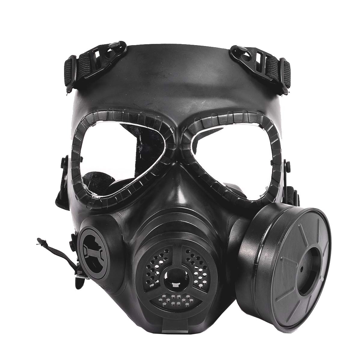 máscara de gás preta para airsoft r 295 63 em mercado livre