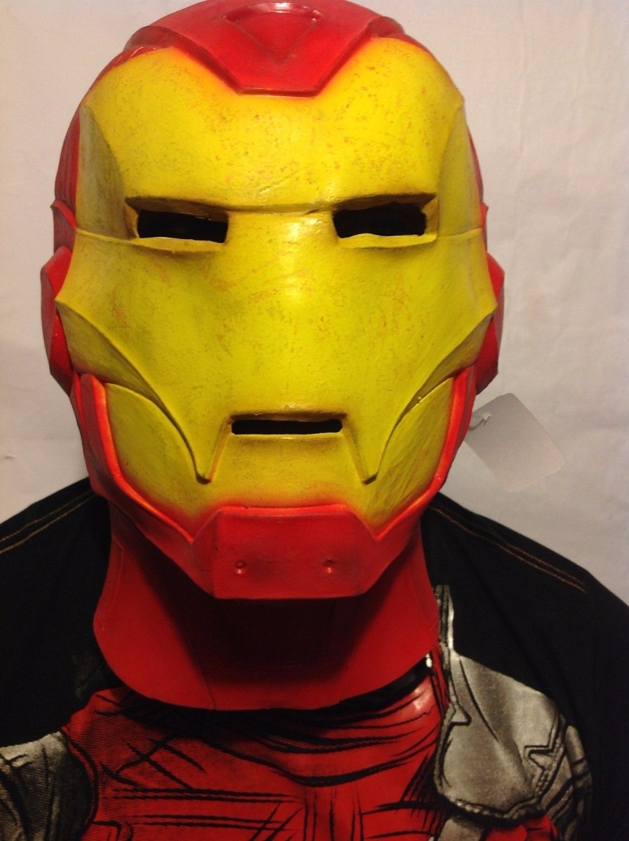 Mascara De Latex The Invencible Iron Man De Marvel S/ 99,00 en