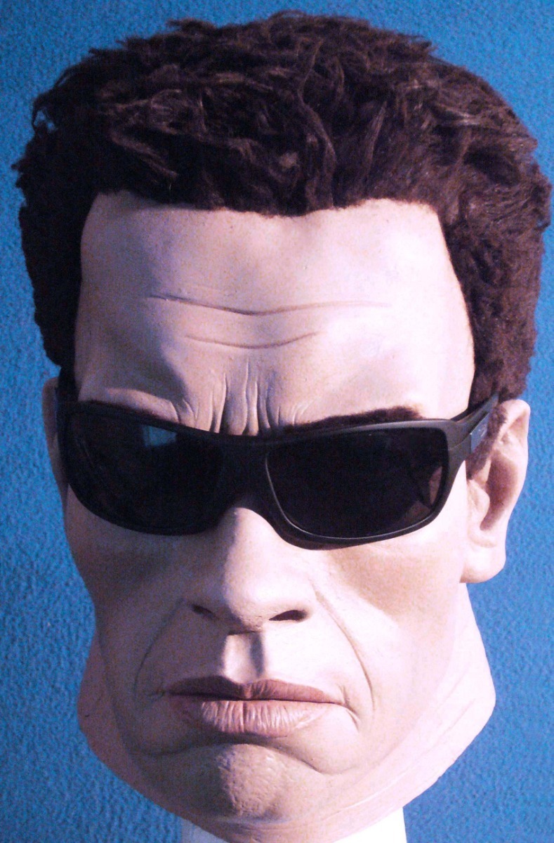 Mascara Latex Terminator T 800 Arnold Disfraz Halloween 4 800